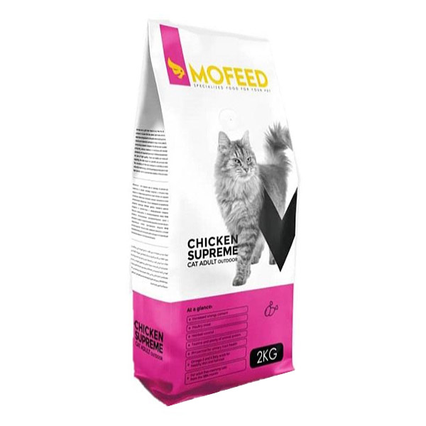 غذای گربه بالغ اوتدور با طعم مرغ مفید – MoFeed Chicken Supreme