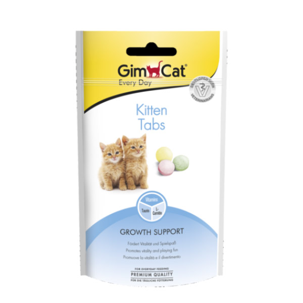 قرص مکمل رشد بچه گربه جیم کت Kitten Tabs