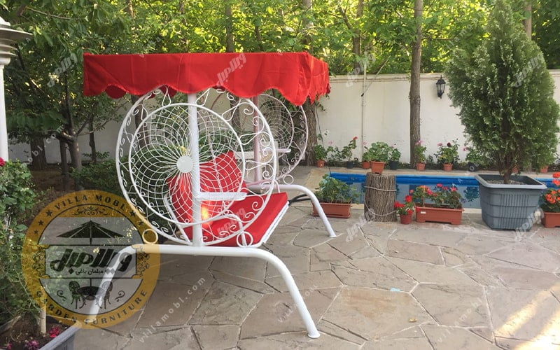 تشک تاب باغی و تاب حیاطی مدل گلبرگ — تصویر ۳