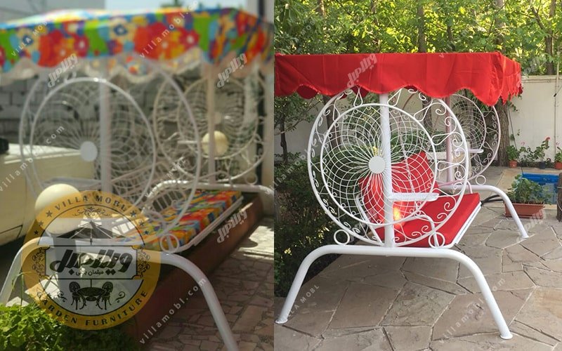 تشک تاب باغی و تاب حیاطی مدل گلبرگ — تصویر ۴