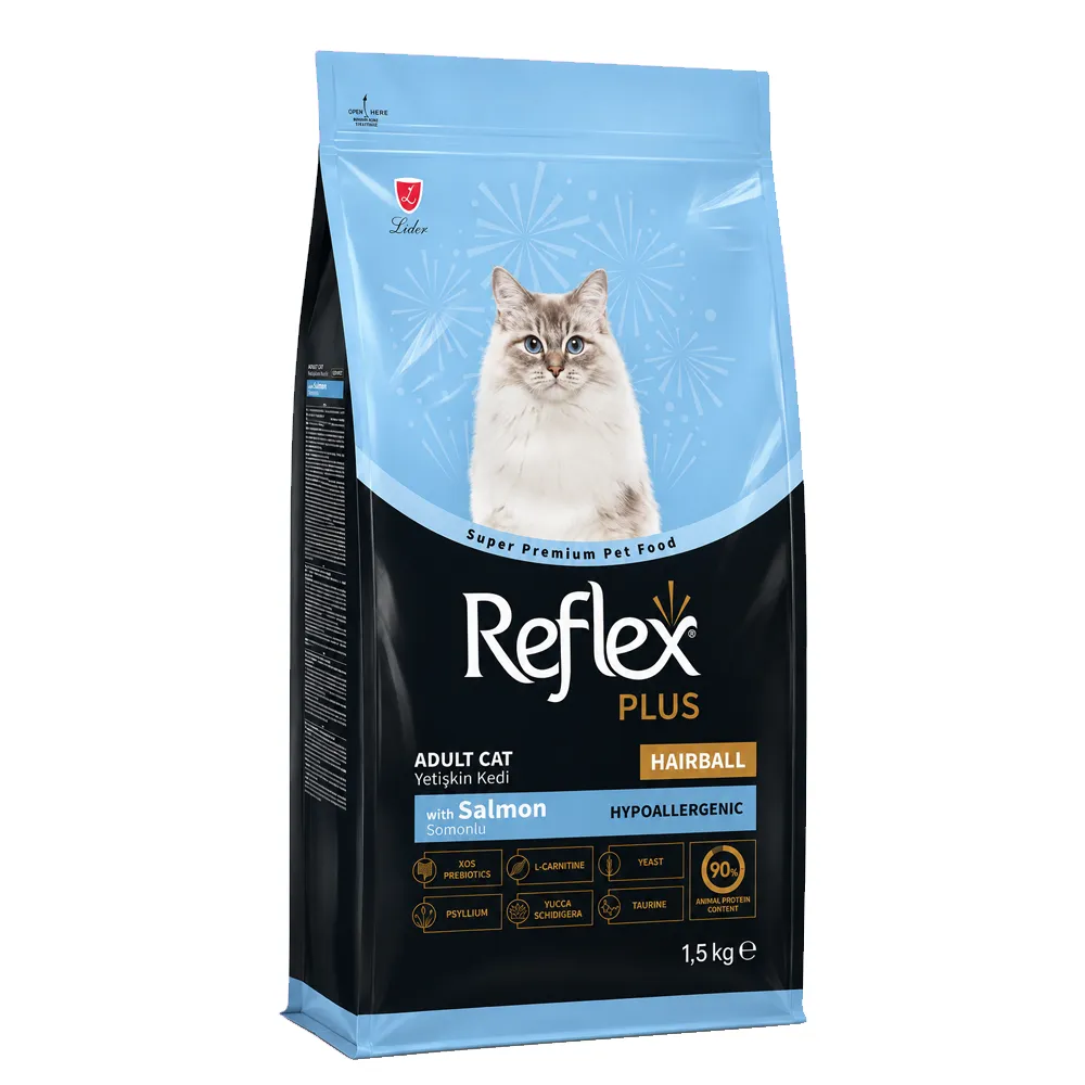 غذای گربه خانگی هربال رفلکس پلاس – Reflex Hairball &amp; Indoor