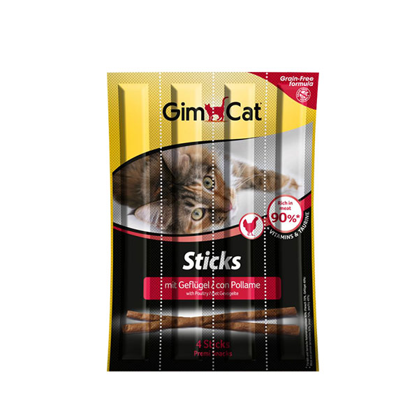 تشویقی مدادی گربه با طیور جیم کت Sticks Poultry