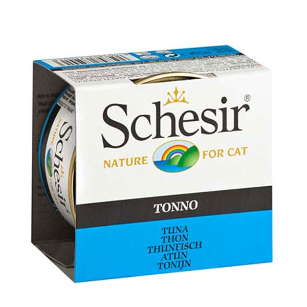 کنسرو گربه 85 گرمی ماهی تن شسیر – Schesir Natural Style Tuna