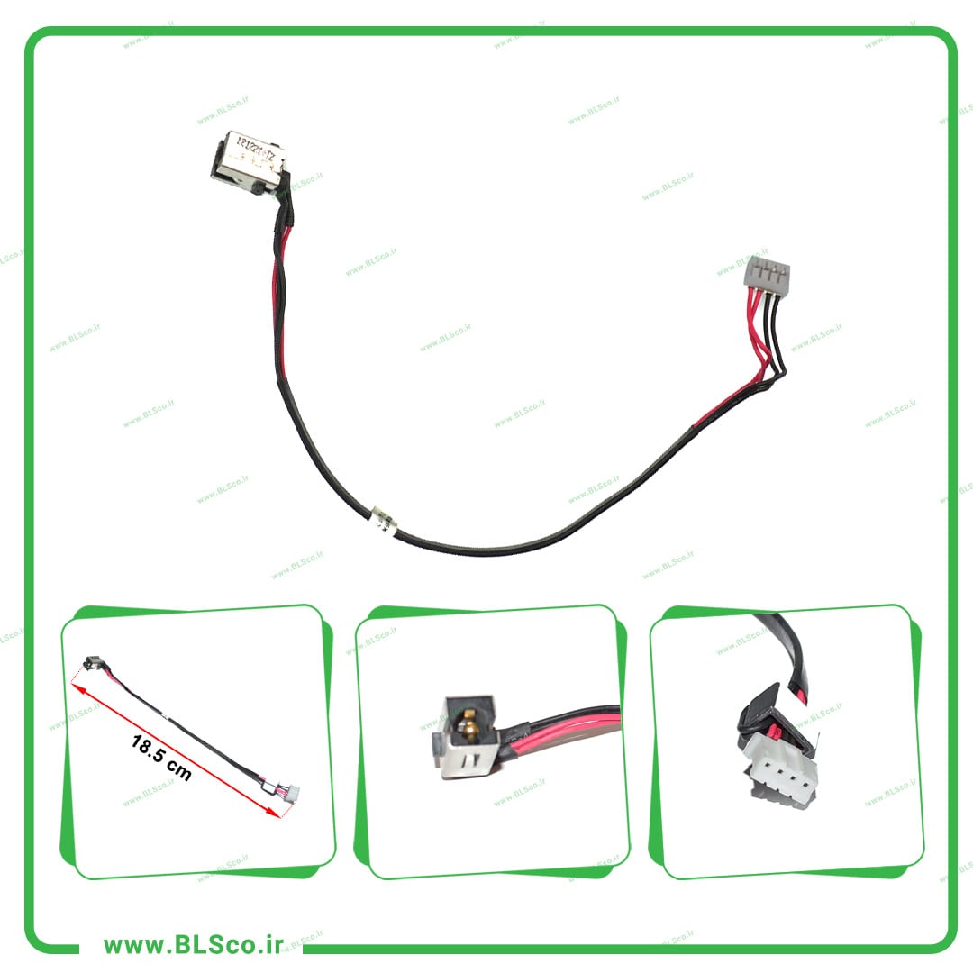 سوکت شارژ کد 5052 لپ تاپ لنوو U510