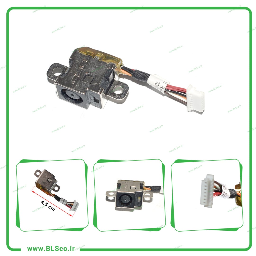 سوکت شارژ کد 5009 لپ تاپ اچ پی TM2