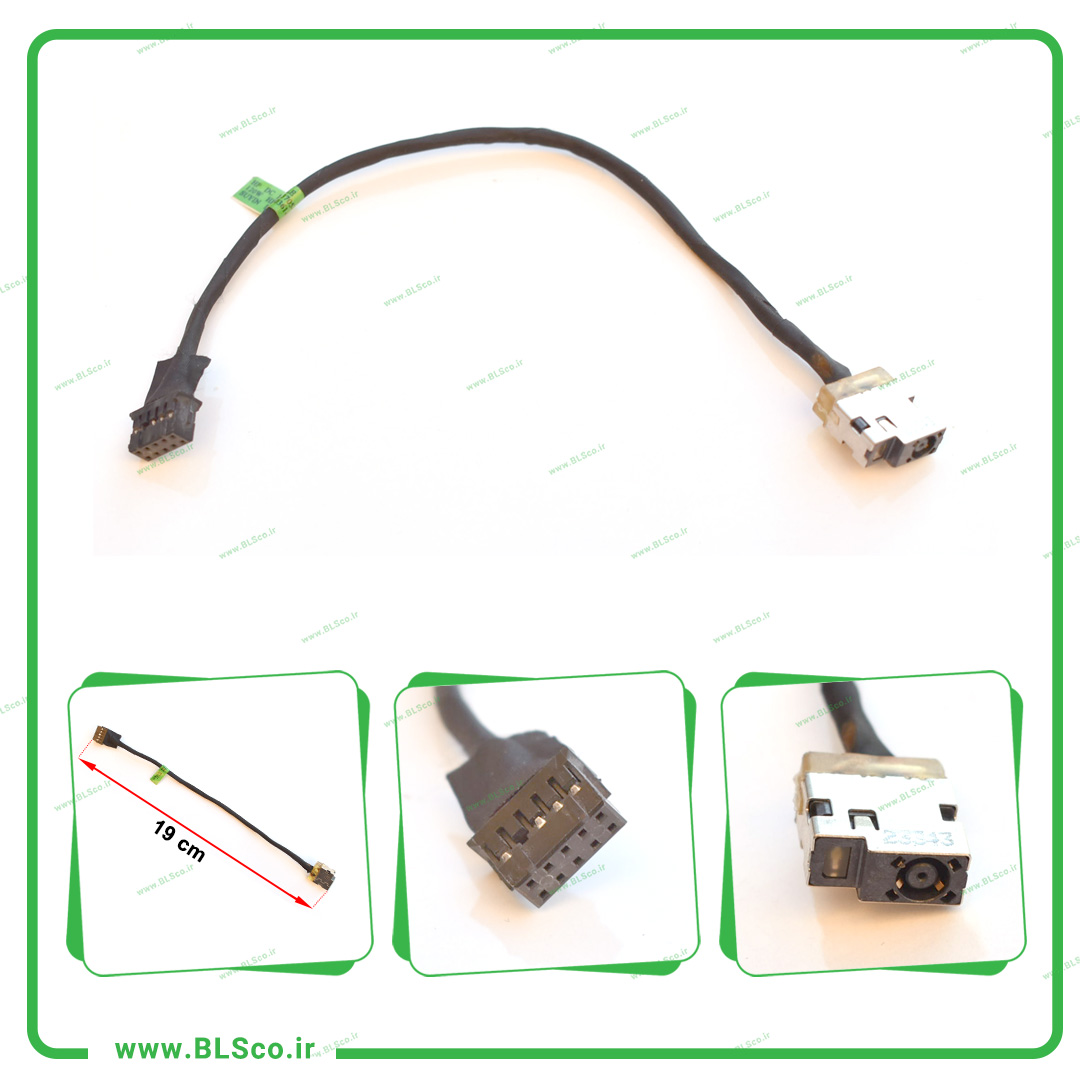سوکت شارژ کد 5008 لپ تاپ اچ پی دی ام 4-1000