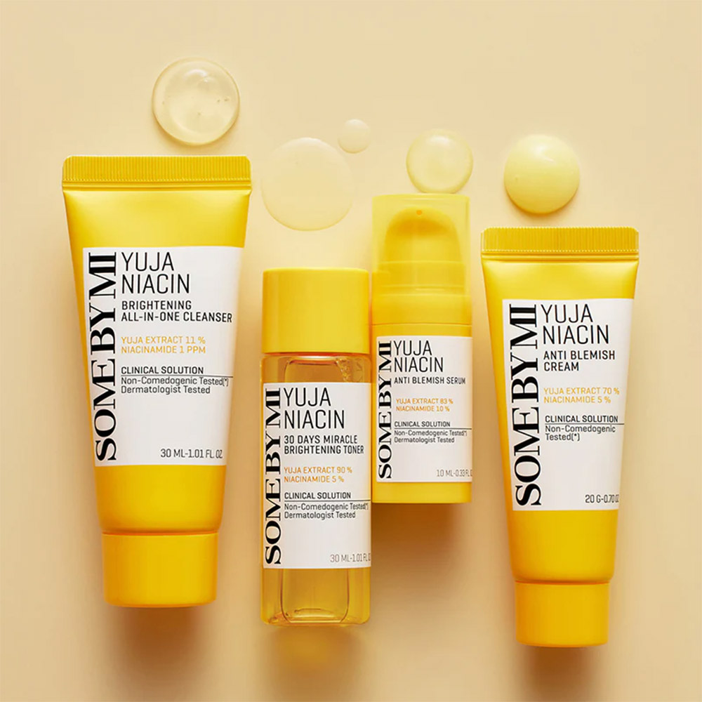 کیت ضد لک و روشن کننده یوجا نیاسین سام بای می SOME BY MI Yuja Niacin Anti Blemish Starter Kit — تصویر ۳
