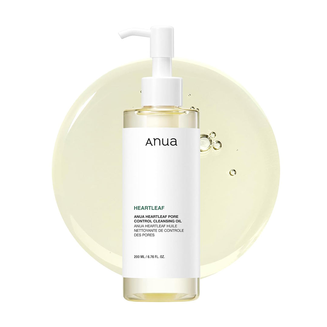 روغن پاک کننده و کنترل منافذ آنوا حاوی عصاره هوتونیا کوردتا Anua Heartleaf Pore Control Cleansing Oil 200ml — تصویر ۲