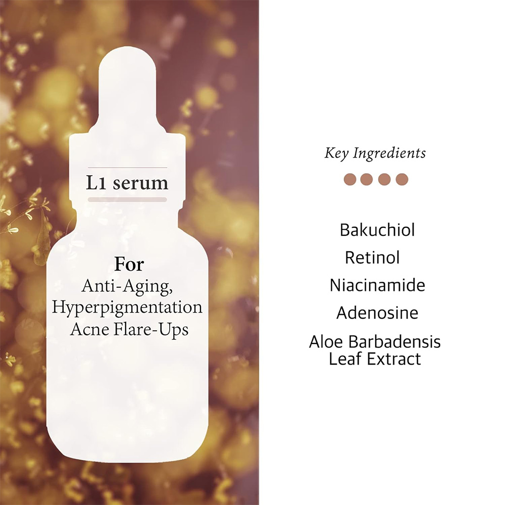 سرم ضد چروک باکوچیول و رتینول کاز دی باها Cos De BAHA L1 Bakuchiol & Retinol Serum 30ml — تصویر ۸