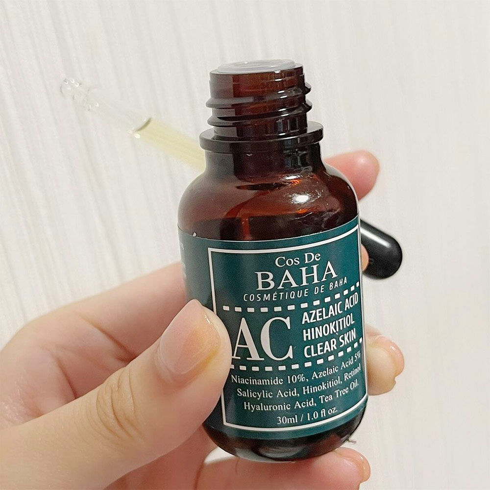 سرم ضد جوش همه کاره آزلائیک اسید کاز دی باها Cos De BAHA Azelaic Acid Hinokitiol Clear Skin Serum 30ml — تصویر ۵