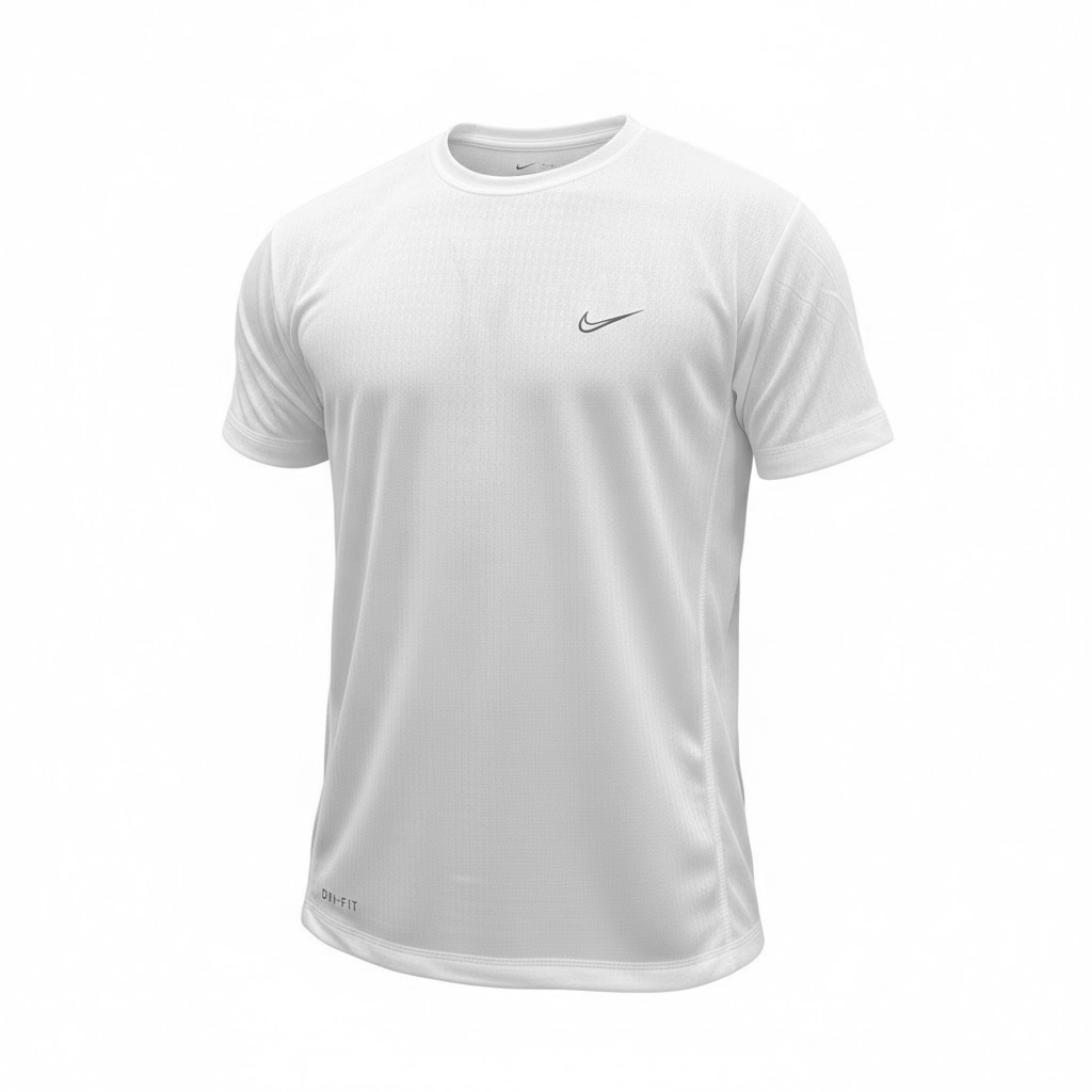 تیشرت ورزشی مردانه نایک مدل VHD-Dri Fit-4K0983 سفید — تصویر ۴