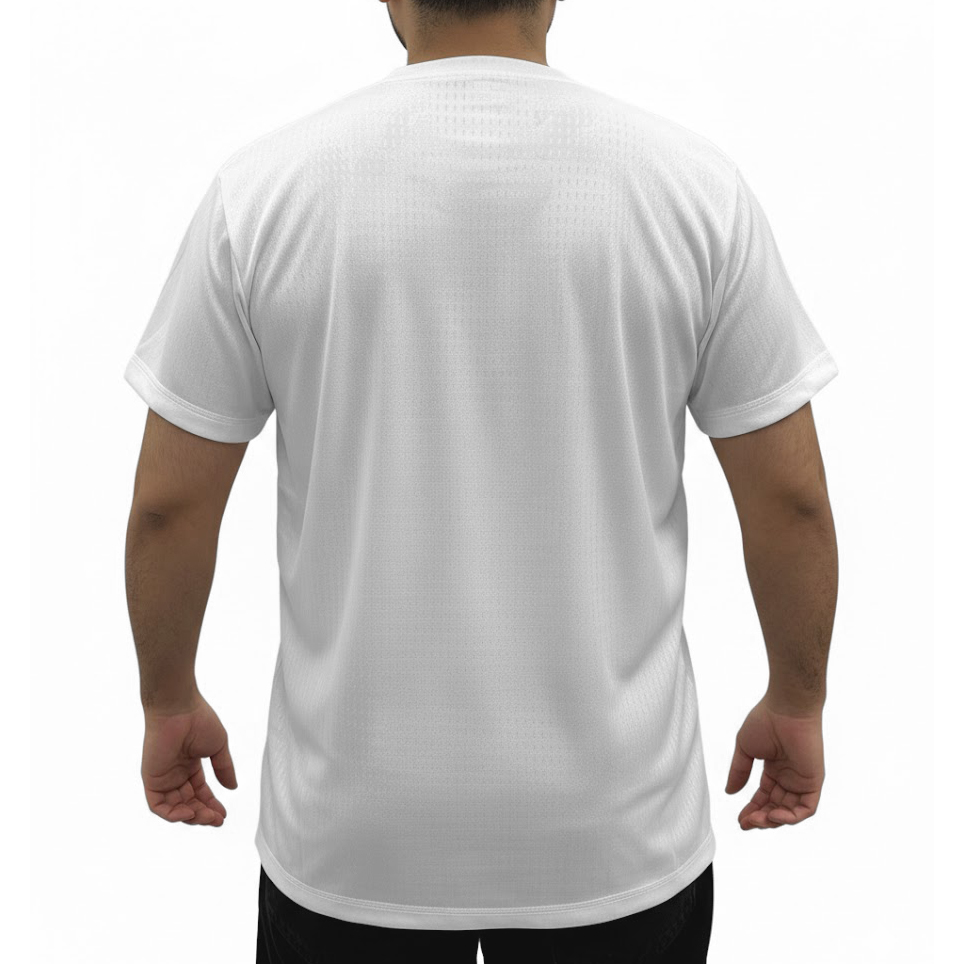 تیشرت ورزشی مردانه نایک مدل VHD-Dri Fit-4K0983 سفید — تصویر ۳