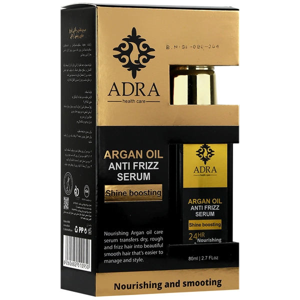 سرم مغذی و آنتی فریز حاوی روغن آرگان آدرا 80ml — تصویر ۲