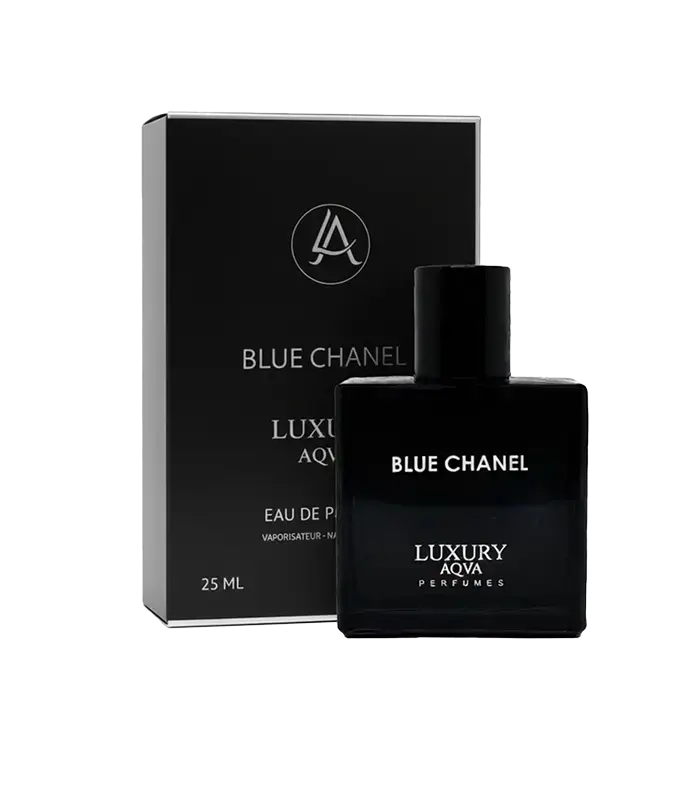 عطر جیبی مردانه لاکچری آکوا رایحه بلو شنل