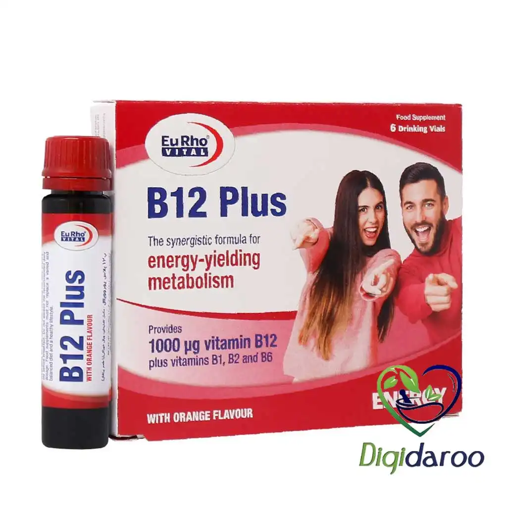 ویال خوراکی ویتامین B12 پلاس یوروویتال 6 عددی