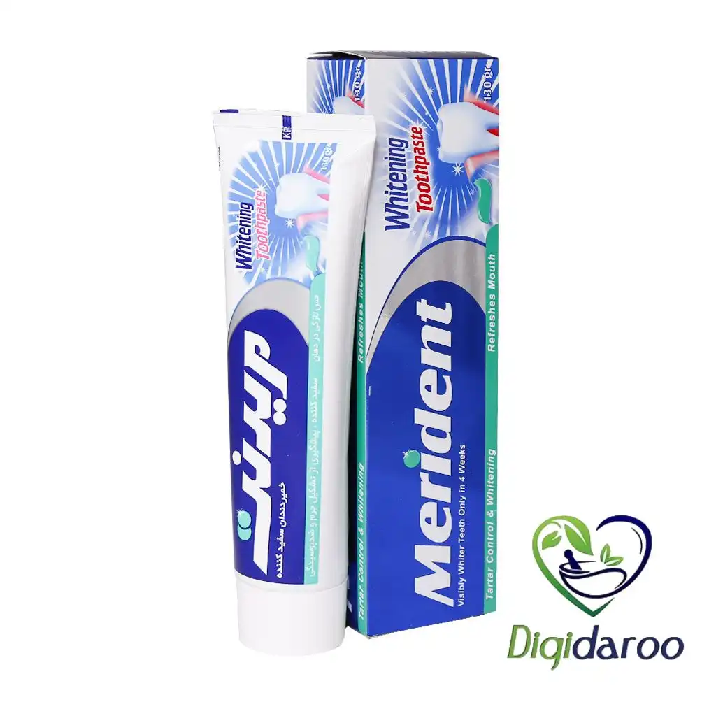 خمیر دندان سفید کننده WHITENING مریدنت 130 گرمی