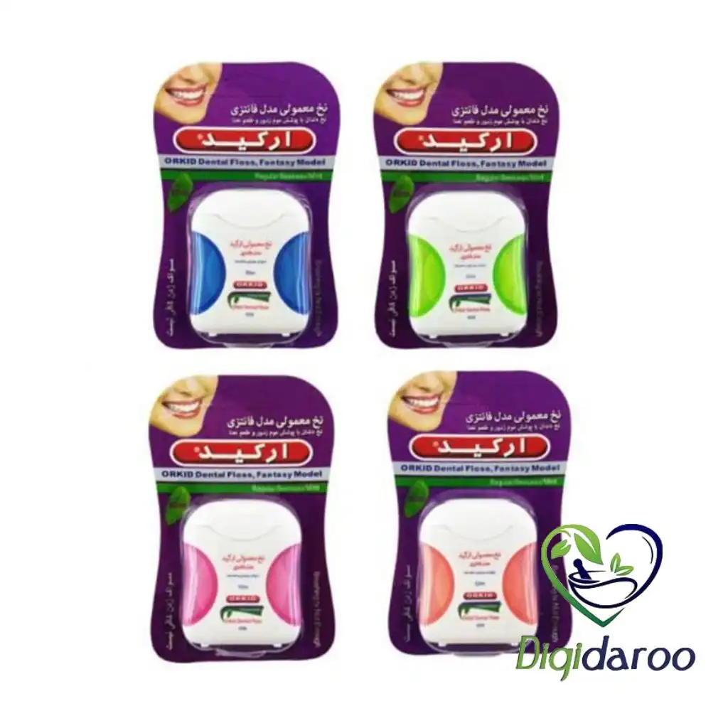 نخ دندان معمولی مدل فانتزی ارکید کد D06