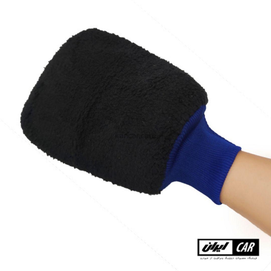 دستکش میکروفایبر کارواش خودرو مدل Microfiber car wash gloves — تصویر ۳