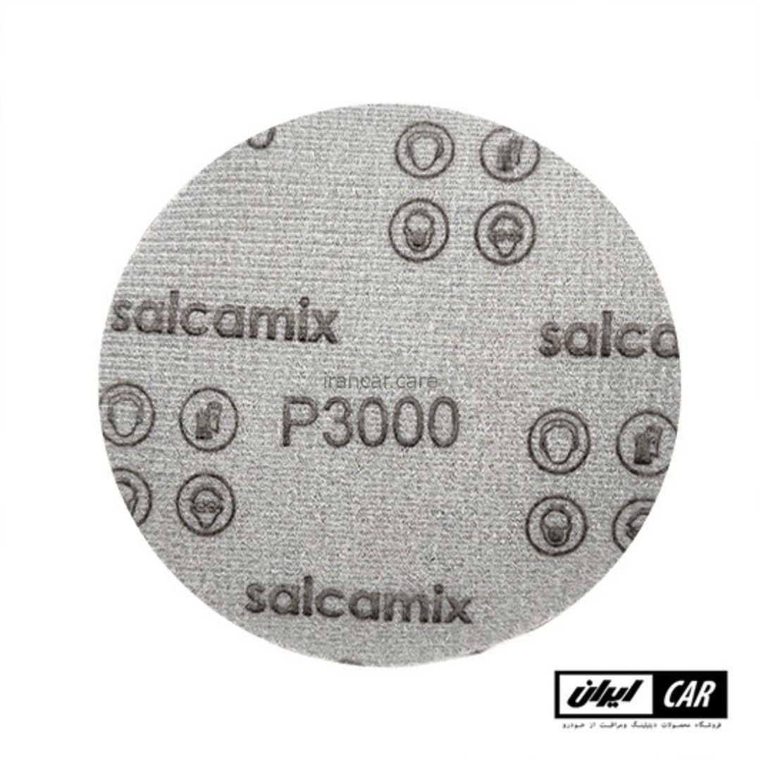 سنباده گرد پشت کرکی 3000 سایز 125 میلیمتری Salcamix Round Sandpaper — تصویر ۲
