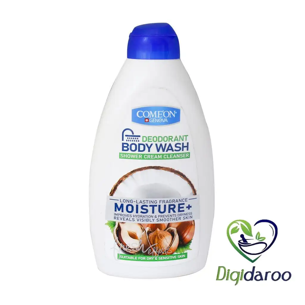 شامپو بدن کرمی مدل Moisture کامان 510 میلی لیتری — تصویر ۲