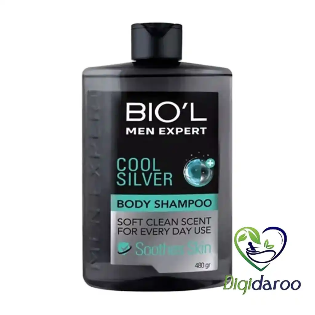 شامپو بدن مردانه COOL SILVER بیول 480 گرمی