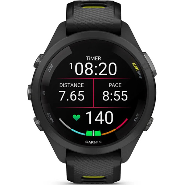 ساعت گارمین Forerunner 265S Black/Amp Yellow — تصویر ۲
