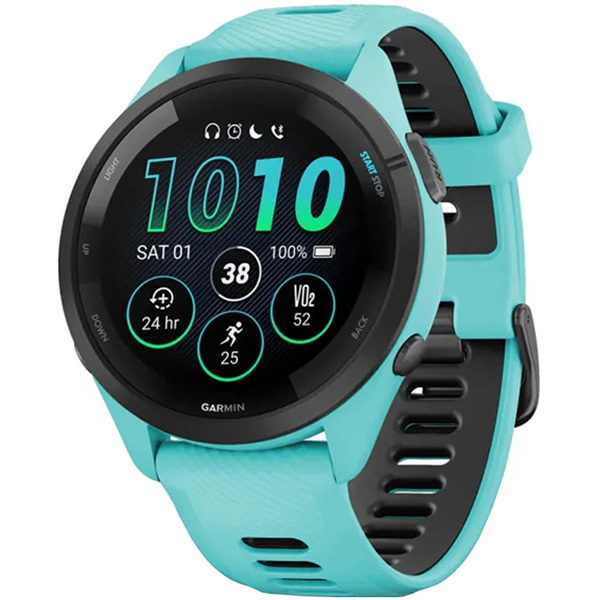 ساعت گارمین Forerunner 265 Aqua/Black — تصویر ۳