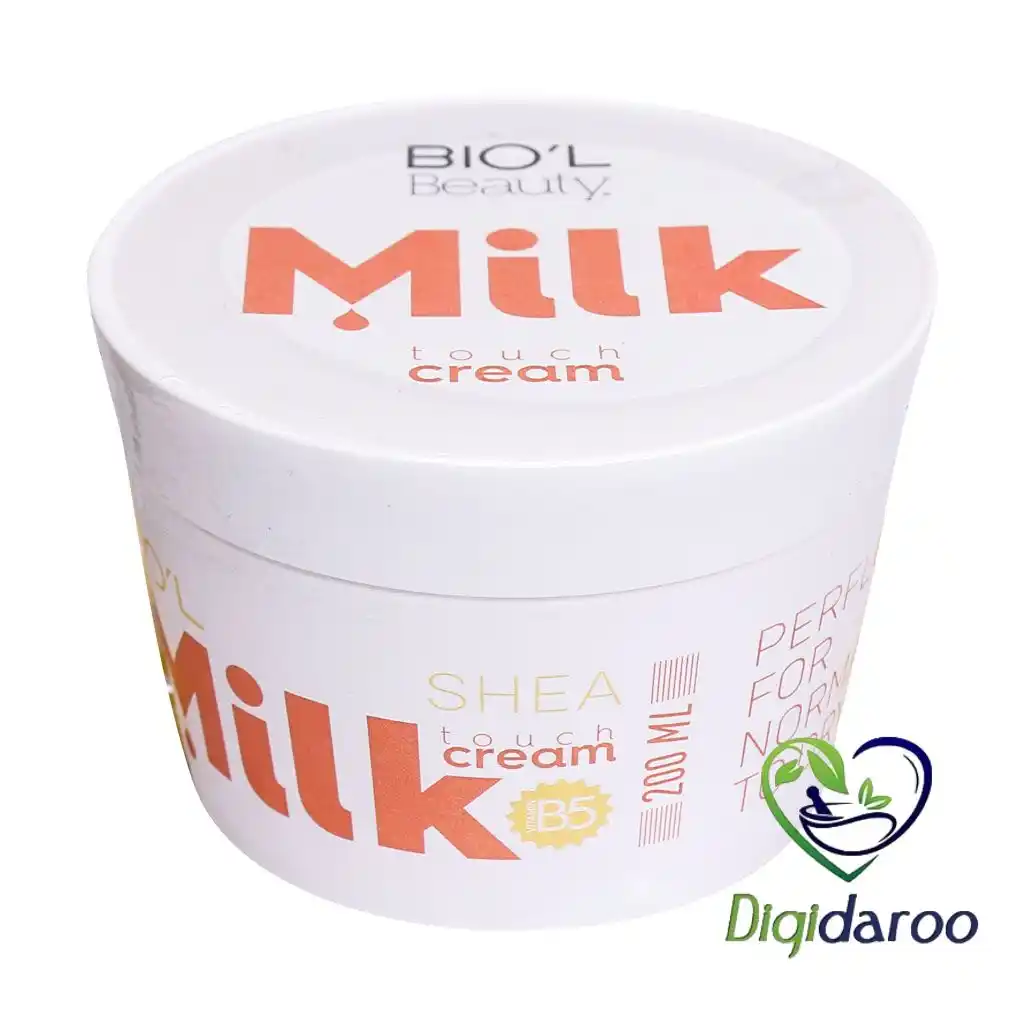 کرم کاسهایی پرتئین شیر (Milk) و شی باتر بیول 200 میلی لیتری(نارنجی)