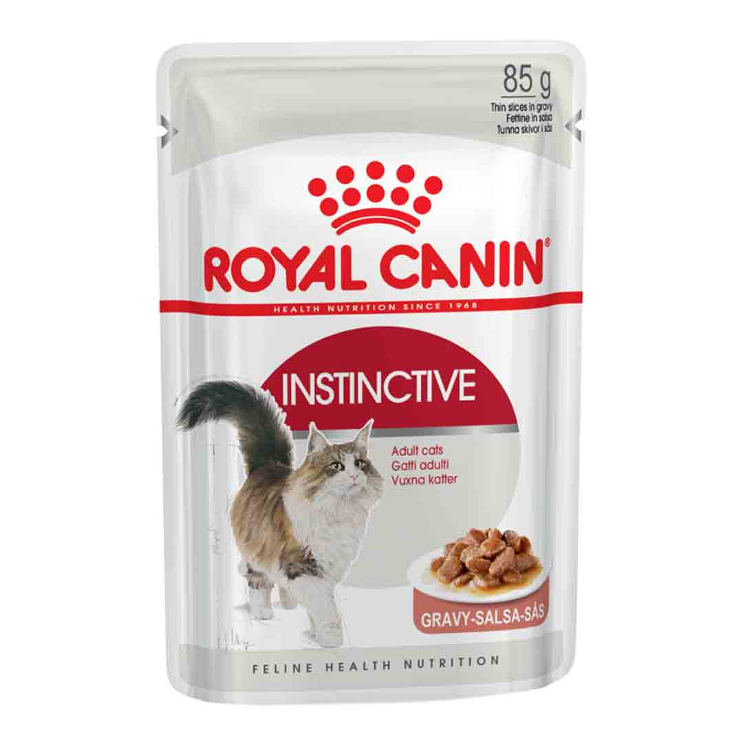 پوچ گربه مدل اینستینکتیو گروی رویال کنین ROYAL CANIN INSTINCTIVE GARVY 85G