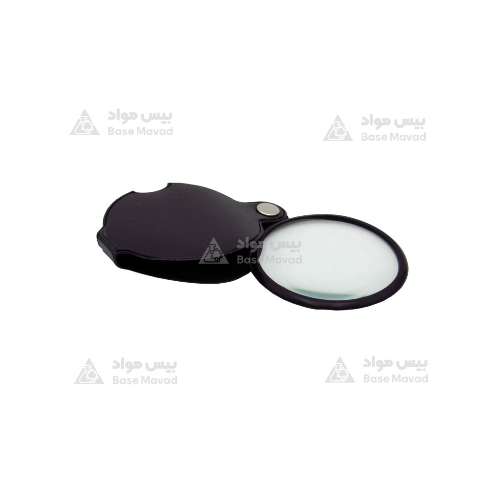 ذره بین جیبی کوچک تاشو جلد چرمی 50mm — تصویر ۴