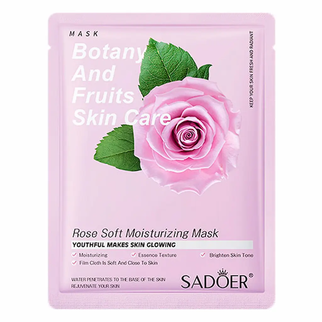 ماسک ورقه ای صورت گل رز SADOER | اصل
