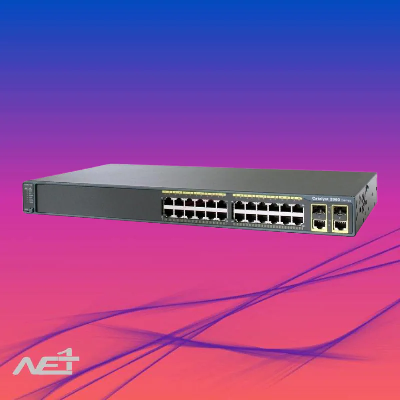 سوئیچ سیسکو مدل Cisco Catalyst 2960-24TC-L — تصویر ۲