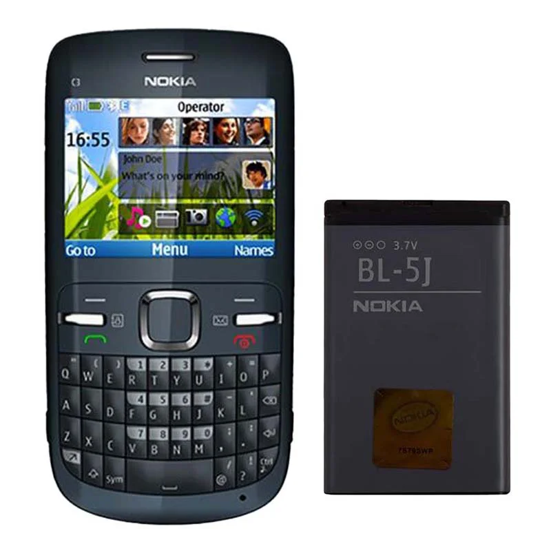 باتری اصلی گوشی نوکیا C3 2010 مدل BL-5J
