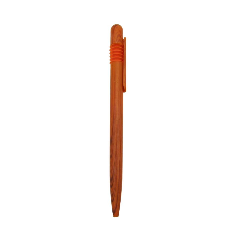 خودکار تبلیغاتی پلاستیکی طرح چوب P3040