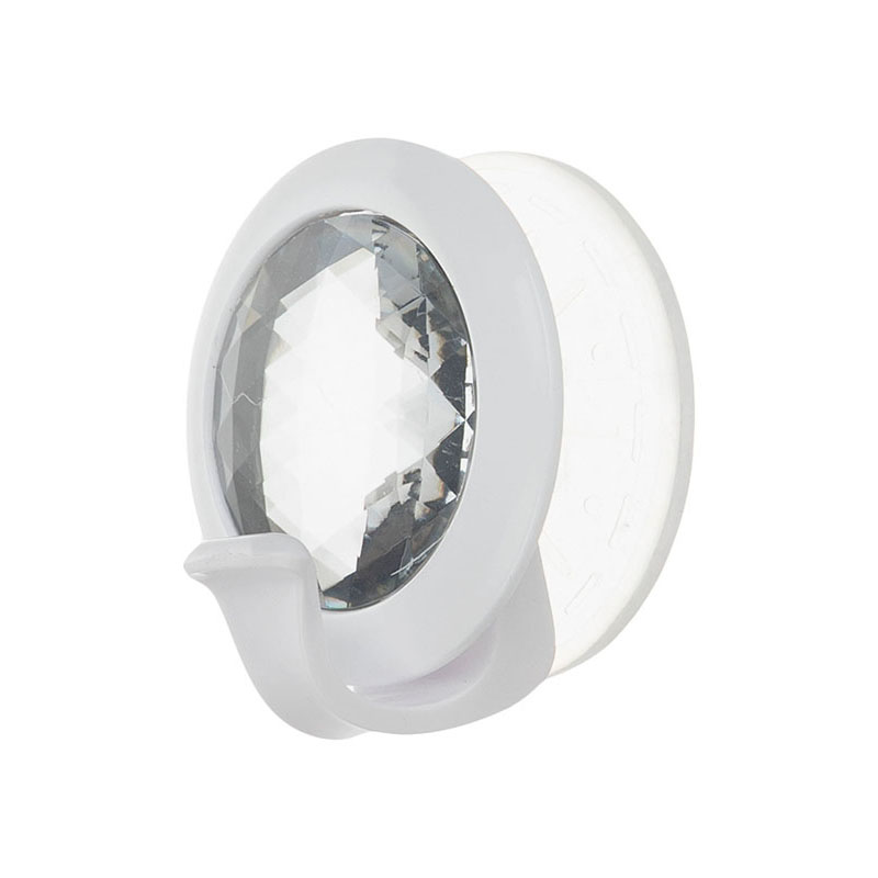 گیره آویز تکی پلاستیکی مکشی سفید مدل Diamond برند کلین ولکه — تصویر ۲