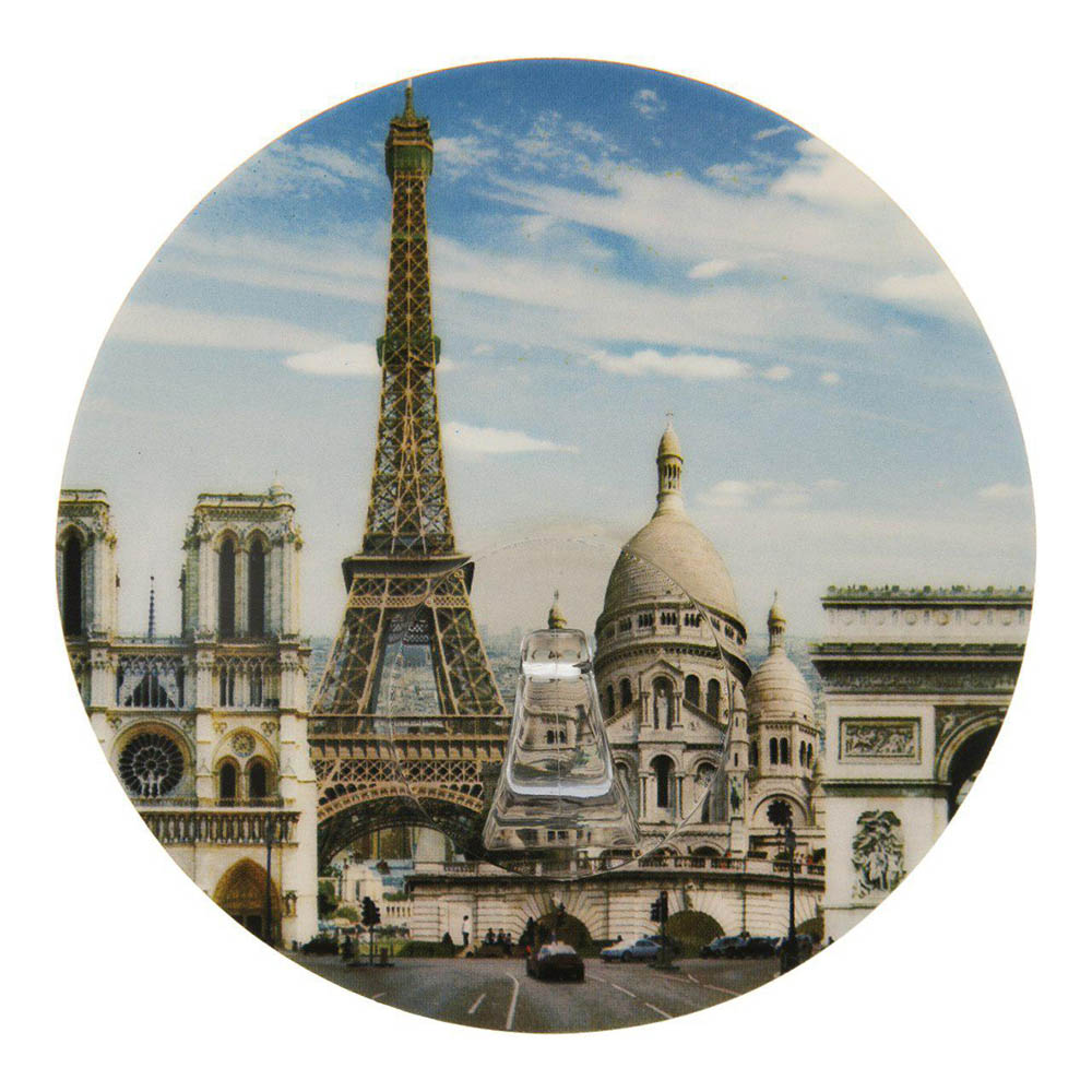 گیره آویز پلاستیکی چسبی دیواری مدل paris city آلمانی — تصویر ۲