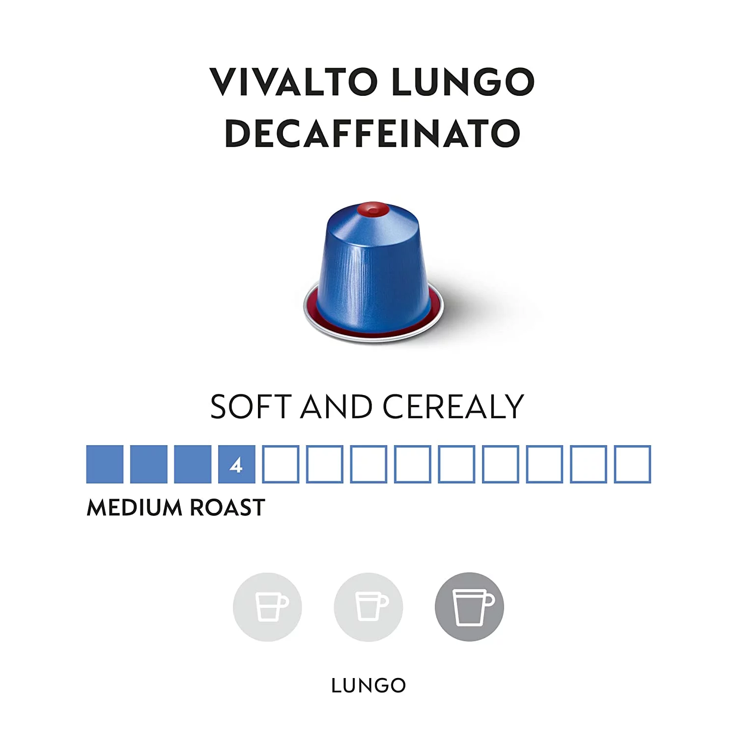 کپسول قهوه نسپرسو مدل Vivalto Decaffeinato — تصویر ۳