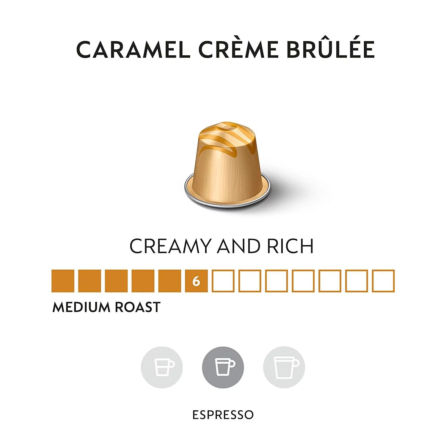 کپسول قهوه نسپرسو مدل Caramel Crème Brulee — تصویر ۳