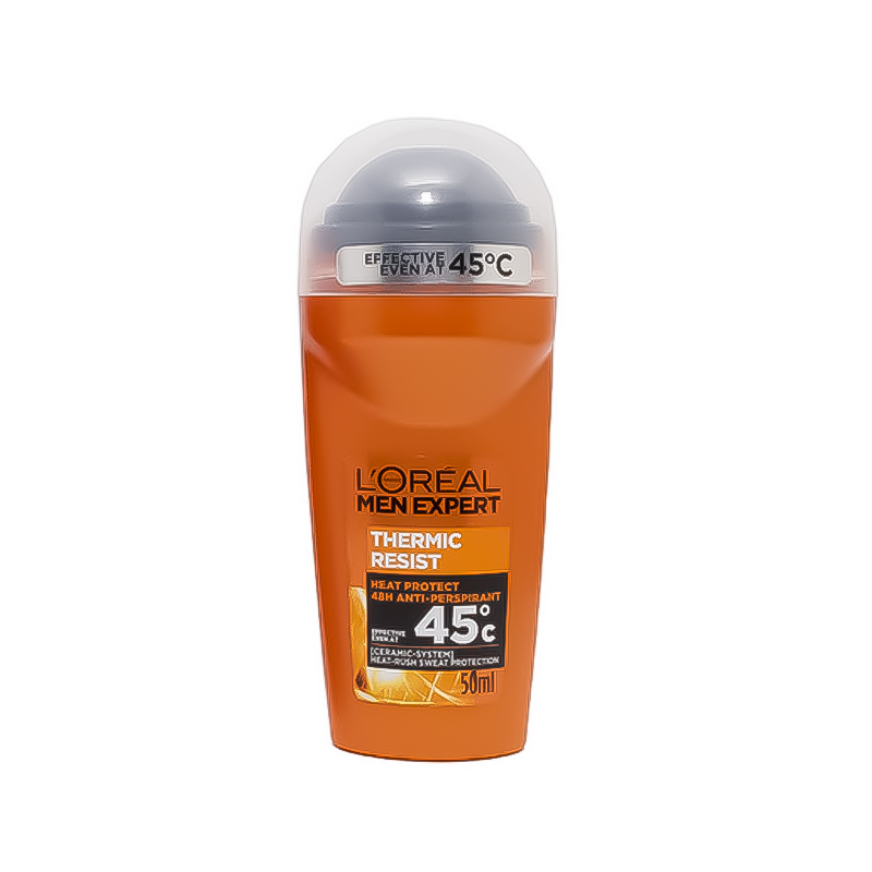 مام رول ضد تعریق مردانه لورآل مدل ترمیک رسیست {LOréal} 50 ml