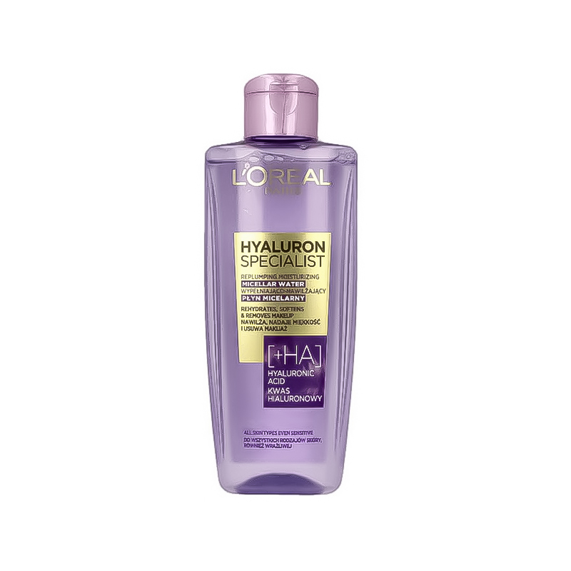 پاک‌کننده میسلار واتر لورال مدل هیالورونیک اسپشیالیست {LOréal} 200 ml