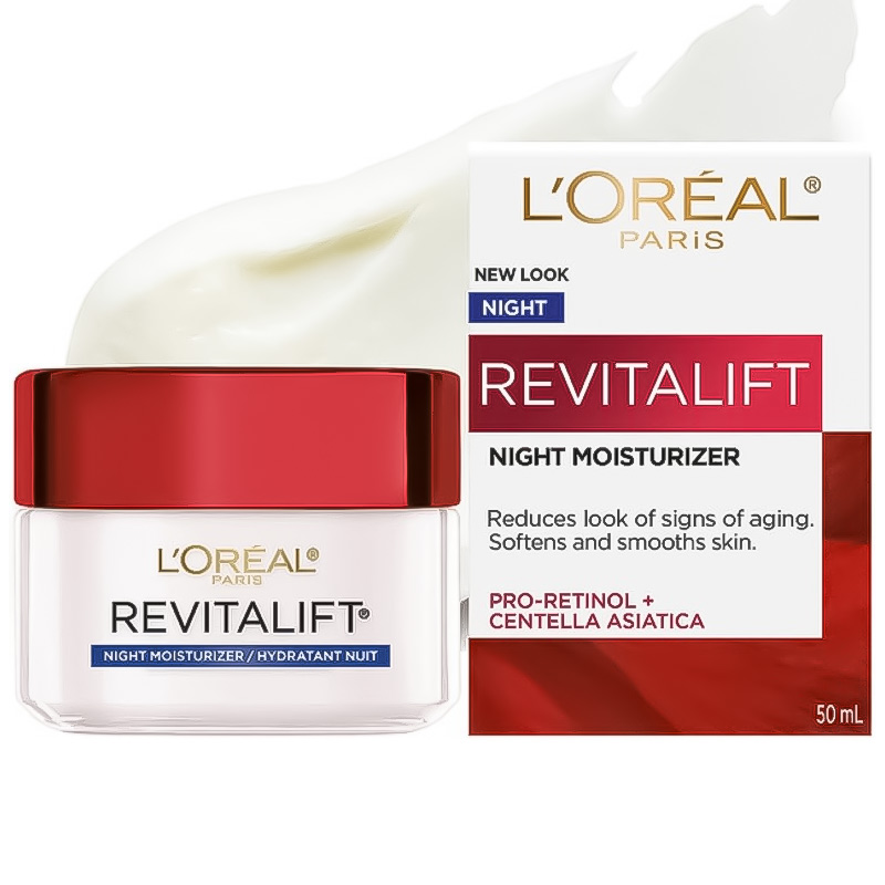 کرم مرطوب کننده شب لورال مدل رویتالیفت {L’Oréal} 50gr — تصویر ۳