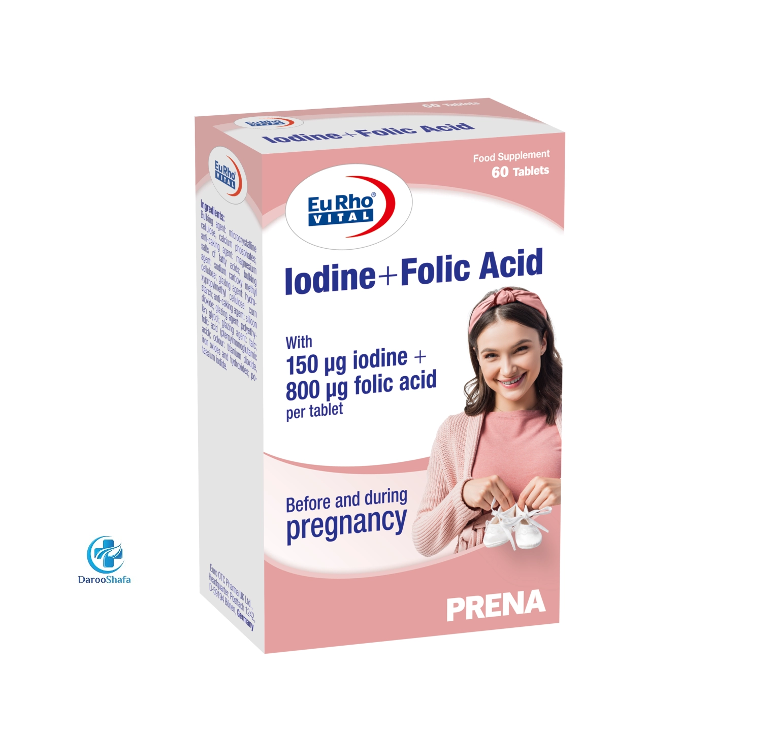 ید و فولیک اسید 60 عددی یوروویتال