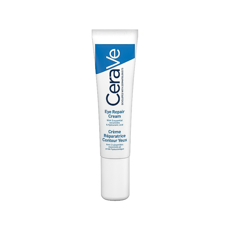 کرم دور چشم ترمیم کننده سراوی مدل اسید هیالورونیک {CERAVE} 14 ml — تصویر ۲