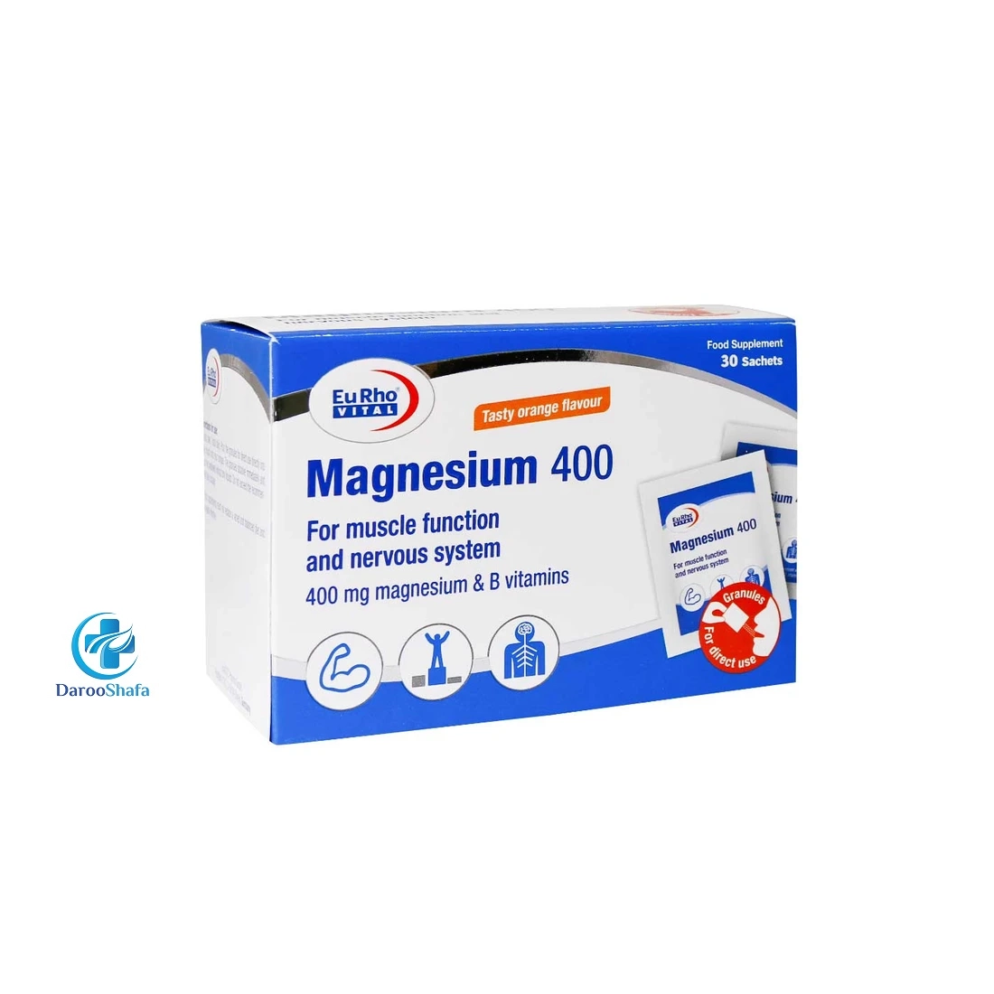 ساشه منیزیم 400 میلی گرم یوروویتال