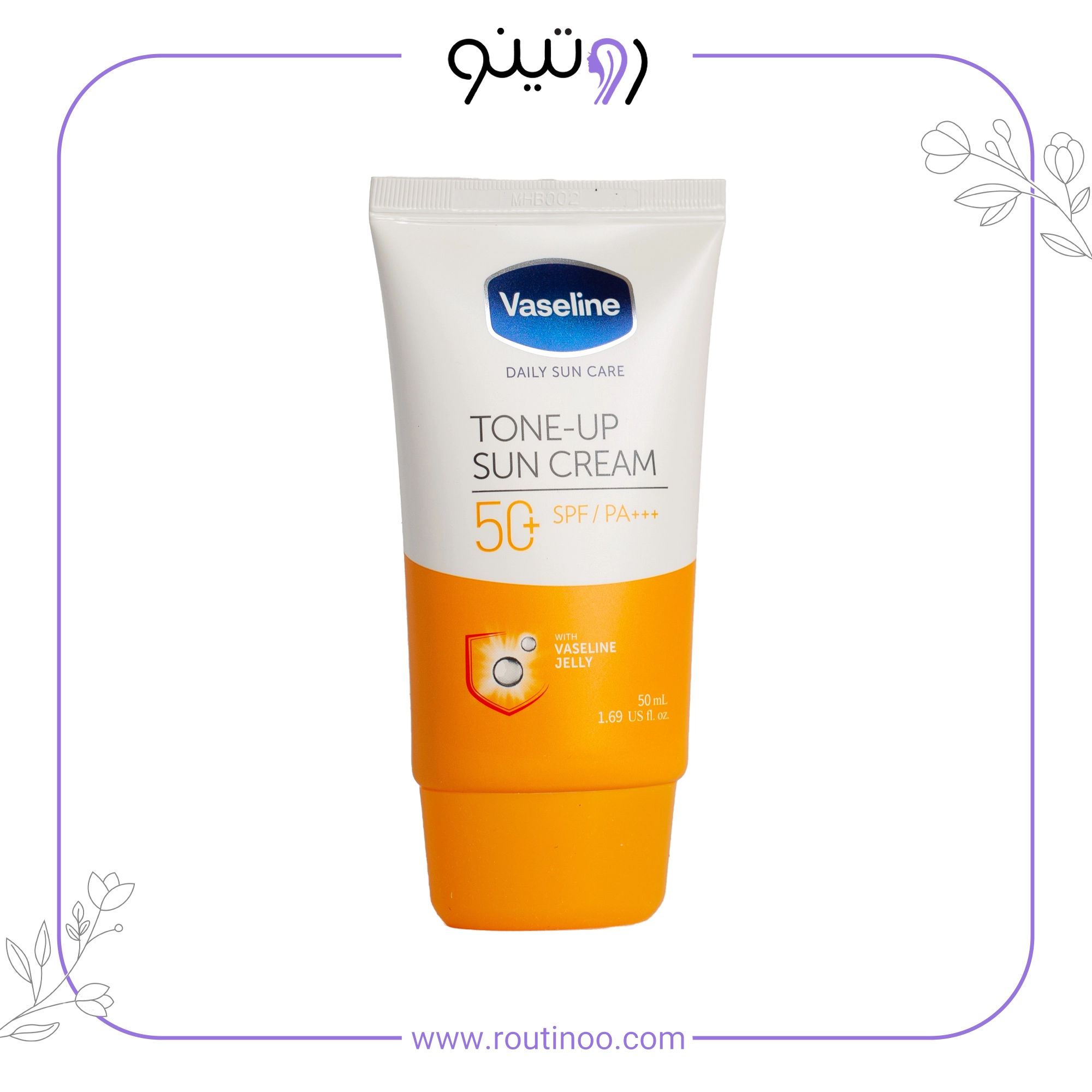 کرم ضدآفتاب وازلین مدل Tone-Up