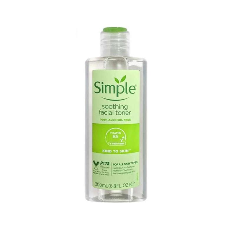 تونر تسکین دهنده پوست سیمپل مدل Kind To Skin