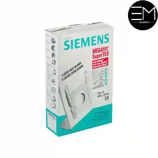 کیسه جاروبرقی زیمنس مدل Megafilt Super Tex