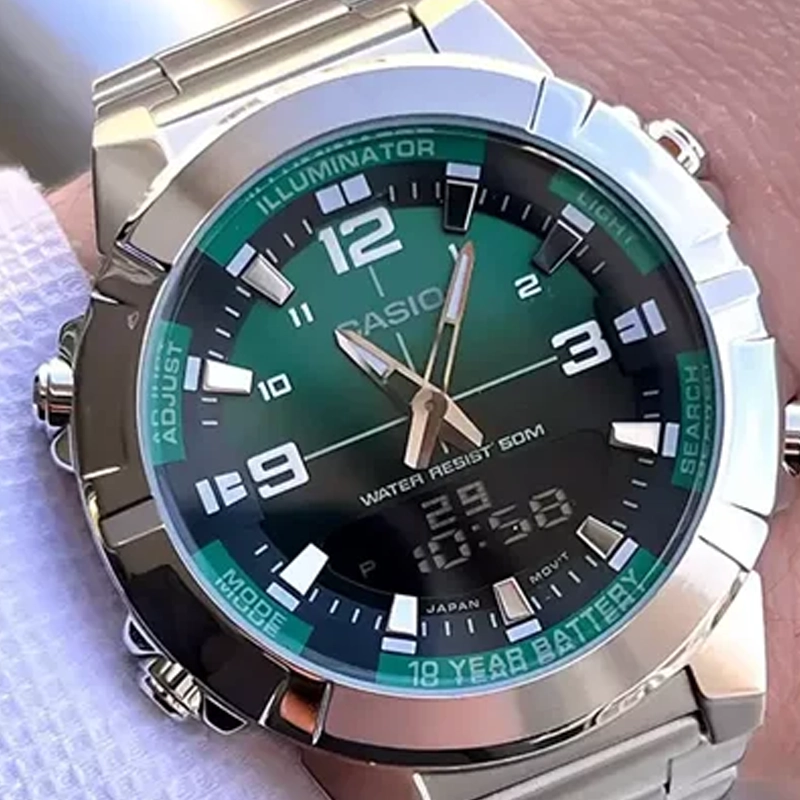 ساعت مچی مردانه کاسیو مدل amw-870da-3avdf — تصویر ۳