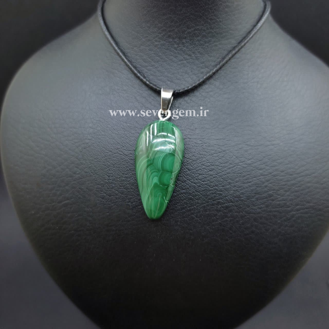 گردنبند مالاگیت کنگو (کدB277) — تصویر ۳