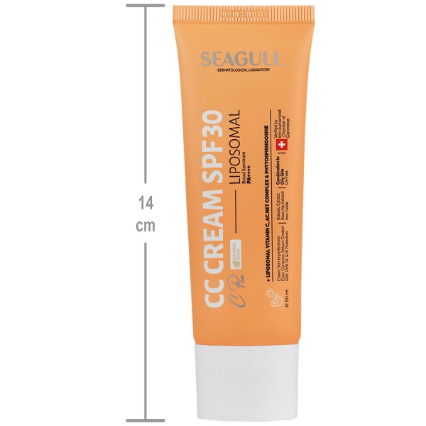 کرم سی سی SPF30 رنگی سی گل حجم 50 میل — تصویر ۴
